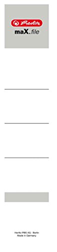 herlitz Ordnerrücken-Etikett maX.file, 36 x 190 mm, weiß herlitz Ordnerrücken-Etikett maX.file, 36 x 190 mm, weiß von Herlitz