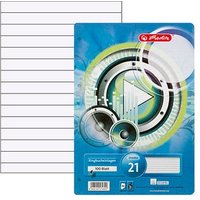 herlitz Ringbucheinlagen A4 liniert, 100 Blätter von Herlitz