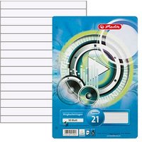 herlitz Ringbucheinlagen A4 liniert, 50 Blätter von Herlitz
