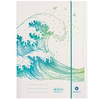 herlitz Sammelmappe Greenline DIN A4 Welle von Herlitz