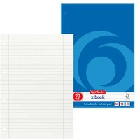 herlitz Schulheft Lineatur 27 liniert DIN A4 mit Randlinie (innen und außen), 50 Blatt, 1 St. von Herlitz