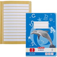 herlitz Schulheft x.book Lineatur 2 liniert DIN A5 ohne Rand, 32 Blatt, 1 St. von Herlitz