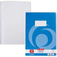 herlitz Schulheft x.book Lineatur 25 liniert DIN A4 Außenrand, 32 Blatt, 1 St. von Herlitz