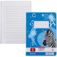 herlitz Schulheft x.book Lineatur 3 liniert DIN A5 ohne Rand, 32 Blatt herlitz Schulheft x.book Lineatur 3 liniert DIN A5 ohne Rand, 32 Blatt von Herlitz