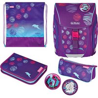 herlitz Schulranzen-Set FiloLight Plus Sea Bubbles Kunstfaser lila herlitz Schulranzen-Set FiloLight Plus Sea Bubbles Kunstfaser lila von Herlitz