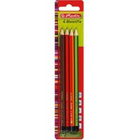 herlitz Scolair Bleistifte B, H, HB, 2B farbsortiert, 4 St. herlitz Scolair Bleistifte B, H, HB, 2B farbsortiert, 4 St. von Herlitz