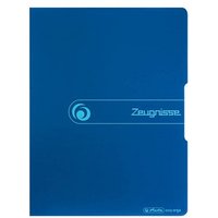 herlitz easy orga to go Zeugnismappe DIN A4, 20 Hüllen blau von Herlitz