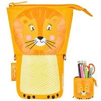 herlitz Stiftehalter Lion gelb Kunststoff 14,0 x 7,5 x 18,5 cm von Herlitz