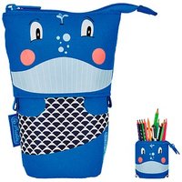 herlitz Stiftehalter Whale blau Kunststoff 14,0 x 7,5 x 18,5 cm von Herlitz
