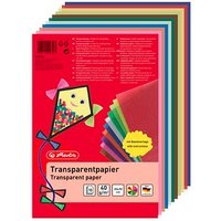 herlitz Transparentpapier farbsortiert 120 g/m² 10 Blatt herlitz Transparentpapier farbsortiert 120 g/m² 10 Blatt von Herlitz