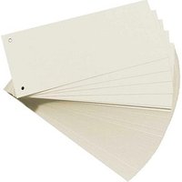 herlitz Trennstreifen weiß, 180,0 g Karton 24,0 x 10,5 cm, 100 St. von Herlitz
