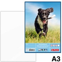 herlitz Zeichenblock DIN A3 100 g/qm, 10 Blatt, 1 Block von Herlitz