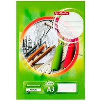 herlitz Zeichenblock DIN A3 190 g/qm, 10 Blatt, 1 St. von Herlitz