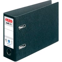 herlitz maX.file Ordner schwarz Karton 7,5 cm DIN A5 quer von Herlitz