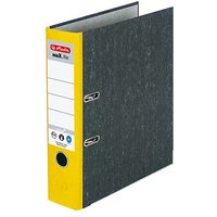 herlitz maX.file nature Ordner gelb marmoriert Karton 8,0 cm DIN A4 von Herlitz