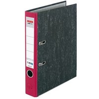 herlitz maX.file nature Ordner rot marmoriert Karton 5,0 cm DIN A4 von Herlitz