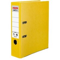 herlitz maX.file protect Ordner gelb Kunststoff 8,0 cm DIN A4 von Herlitz