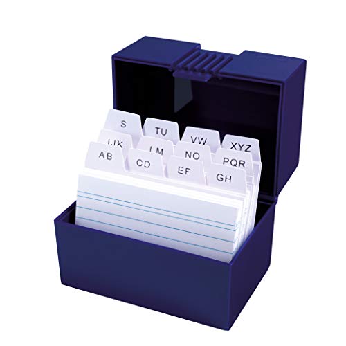 Herlitz Karteikasten mit 100 Karteikarten / Lernbox / DIN A8 / Farbe: blau Herlitz Karteikasten mit 100 Karteikarten / Lernbox / DIN A8 / Farbe: blau von Herltz
