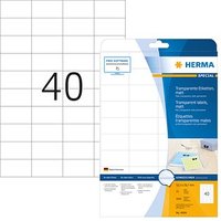 1.000 HERMA Folienetiketten 4684 transparent 52,5 x 29,7 mm 1.000 HERMA Folienetiketten 4684 transparent 52,5 x 29,7 mm von Herma
