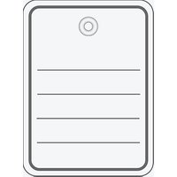 HERMA Hängeetiketten weiß 48,0 x 65,0 mm mit Öse ohne Faden, 1.000 St. von Herma