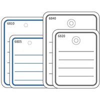 HERMA Hängeetiketten weiß 48,0 x 65,0 mm mit Öse und Faden, 1.000 St. von Herma