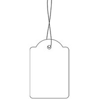 HERMA Hängeetiketten weiß 32,0 x 50,0 mm mit rotem Faden, 1.000 St. HERMA Hängeetiketten weiß 32,0 x 50,0 mm mit rotem Faden, 1.000 St. von Herma