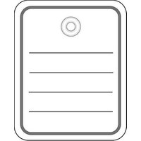 HERMA Hängeetiketten weiß 40,0 x 50,0 mm mit Öse ohne Faden, 1.000 St. HERMA Hängeetiketten weiß 40,0 x 50,0 mm mit Öse ohne Faden, 1.000 St. von Herma