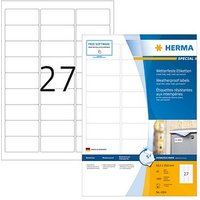 1.080 HERMA wetterfeste Folienetiketten 4594 weiß 63,5 x 29,6 mm 1.080 HERMA wetterfeste Folienetiketten 4594 weiß 63,5 x 29,6 mm von Herma