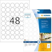 1.200 HERMA Power-Etiketten 10915 weiß 30,0 x 30,0 mm von Herma