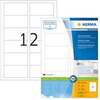 1.200 HERMA Etiketten 4666 weiß 88,9 x 46,6 mm von Herma