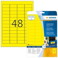 1.200 HERMA wetterfeste Folienetiketten 8030 gelb 45,7 x 21,2 mm von Herma