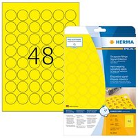 1.200 HERMA wetterfeste Folienetiketten 8034 gelb 30,0 x 30,0 mm 1.200 HERMA wetterfeste Folienetiketten 8034 gelb 30,0 x 30,0 mm von Herma