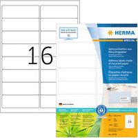1.280 HERMA Etiketten weiß 99,1 x 33,8 mm 1.280 HERMA Etiketten weiß 99,1 x 33,8 mm von Herma