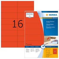 1.600 HERMA Etiketten 4257 rot 105,0 x 37,0 mm 1.600 HERMA Etiketten 4257 rot 105,0 x 37,0 mm von Herma