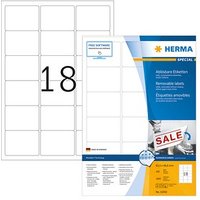 1.800 HERMA Etiketten 10302 weiß 63,5 x 46,6 mm von Herma