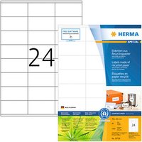 1.920 HERMA Etiketten weiß 70,0 x 36,0 mm von Herma