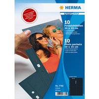 10 HERMA Fotosichthüllen Fotophan 10x15 cm schwarz genarbt 10 HERMA Fotosichthüllen Fotophan 10x15 cm schwarz genarbt von Herma