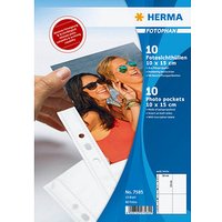 10 HERMA Fotosichthüllen Fotophan 10x15 cm weiß genarbt 10 HERMA Fotosichthüllen Fotophan 10x15 cm weiß genarbt von Herma