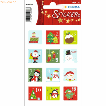10 x HERMA Adventskalenderzahlen Kinder beglimmert 10 x HERMA Adventskalenderzahlen Kinder beglimmert von Herma