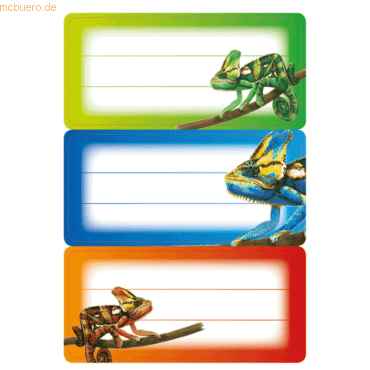 10 x HERMA Buchetiketten Vario Schule Gecko VE=3 Blatt 10 x HERMA Buchetiketten Vario Schule Gecko VE=3 Blatt von Herma