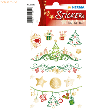 10 x HERMA Creative Sticker Weihnachtsträume VE=15 Sticker von Herma