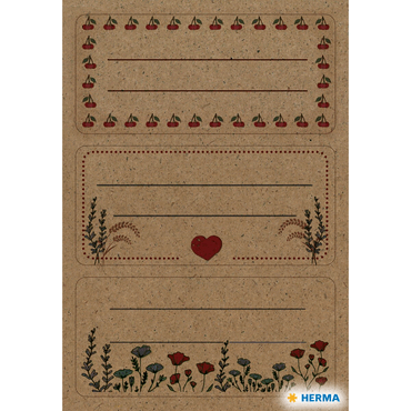 10 x HERMA HOME Küchenetiketten Silphie 3 Bl 1Pack 10 x HERMA HOME Küchenetiketten Silphie 3 Bl 1Pack von Herma