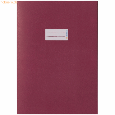 10 x HERMA Heftschoner Papier A4 weinrot 10 x HERMA Heftschoner Papier A4 weinrot von Herma