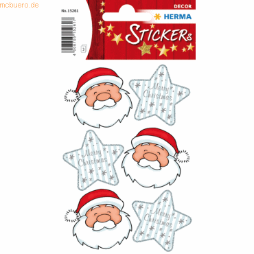 10 x HERMA Schmucketikett Decor Nikolausgruss 3 Blatt 10 x HERMA Schmucketikett Decor Nikolausgruss 3 Blatt von Herma