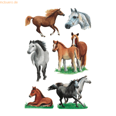 10 x HERMA Schmucketikett Decor Pferderassen VE=3 Blatt 10 x HERMA Schmucketikett Decor Pferderassen VE=3 Blatt von Herma