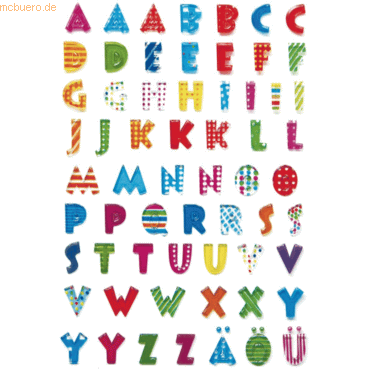 10 x HERMA Schmucketikett Magic Buchstaben Stone geprägt 10 x HERMA Schmucketikett Magic Buchstaben Stone geprägt von Herma