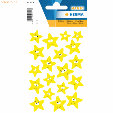 10 x HERMA Schmucketikett Magic Stern 1 Blatt 10 x HERMA Schmucketikett Magic Stern 1 Blatt von Herma