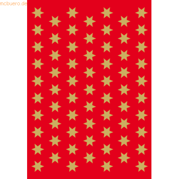 10 x HERMA Schmucketikett Weihnachten Sterne Folie gold VE=3 Blatt 10 x HERMA Schmucketikett Weihnachten Sterne Folie gold VE=3 Blatt von Herma