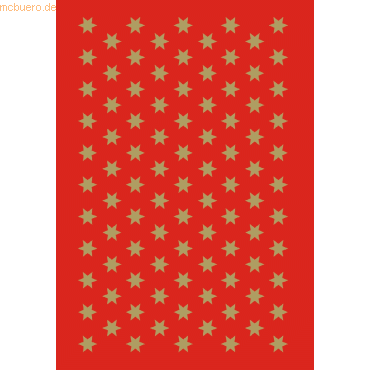 10 x HERMA Schmucketikett Weihnachten Sterne Folie gold VE=3 Blatt 10 x HERMA Schmucketikett Weihnachten Sterne Folie gold VE=3 Blatt von Herma