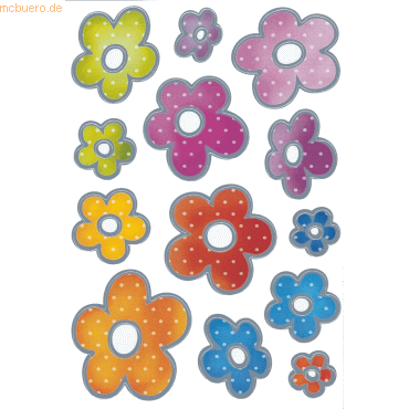10 x HERMA Schmucketiketten Decor Blumen Silberprägung VE=2 Blatt 10 x HERMA Schmucketiketten Decor Blumen Silberprägung VE=2 Blatt von Herma
